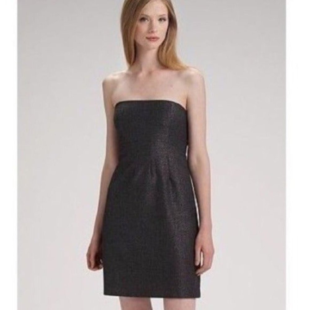 Theory Conie Dress in Mica Strapless Dress